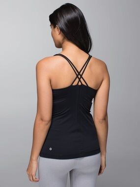 EUC - Lululemon Free to Be tank - good support, cute straps!
